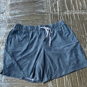 Jojey Blue Patterned Women's Shorts